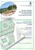 Inaugurazione area verde pubblica Località 