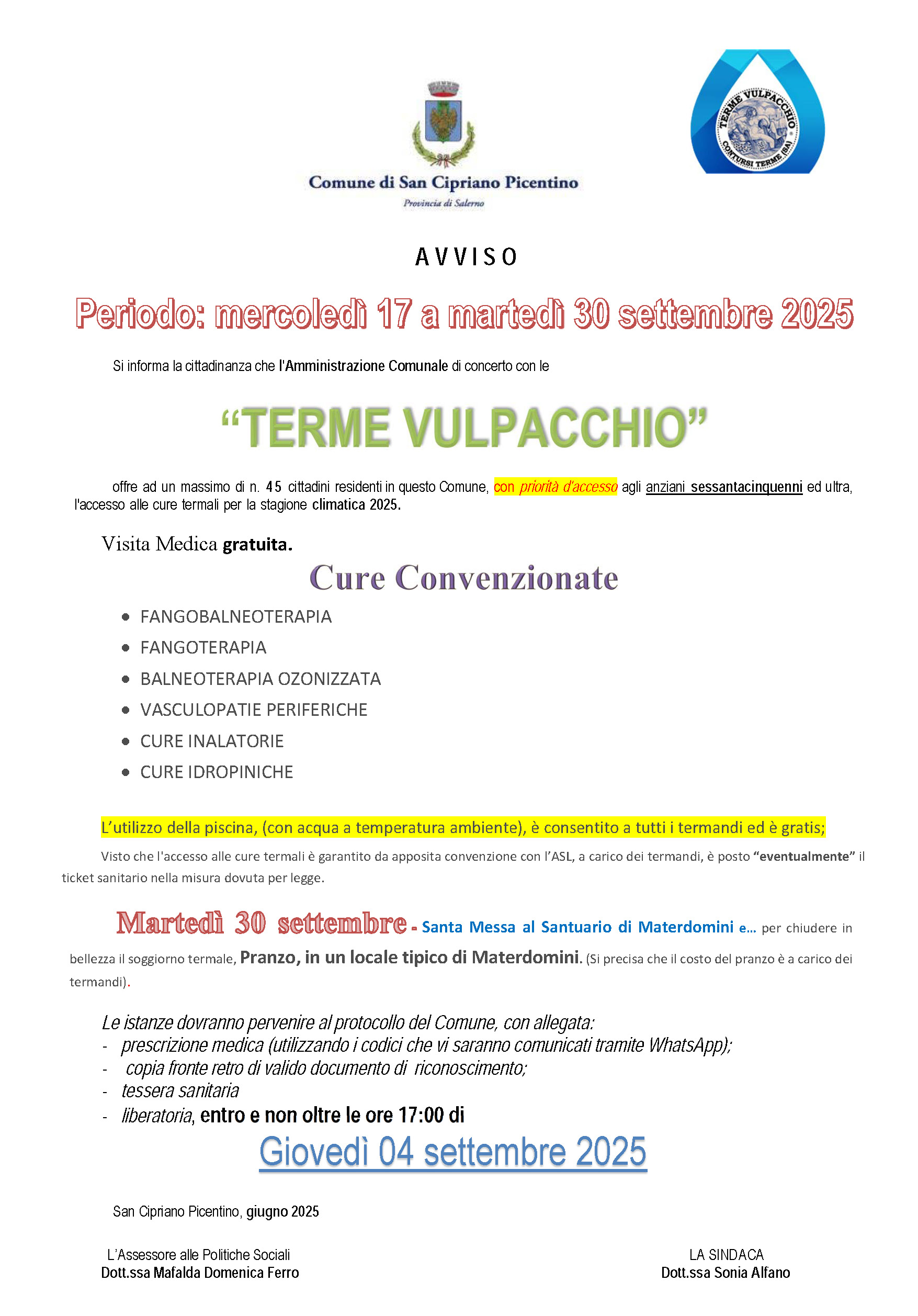 avviso terme 2025 settembre